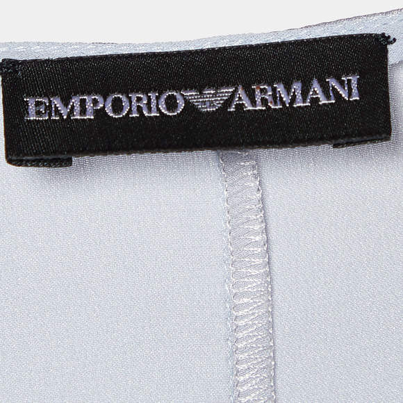 Emporio Armani Grey Silk Satin Tank Top M - Picture 5 of 6